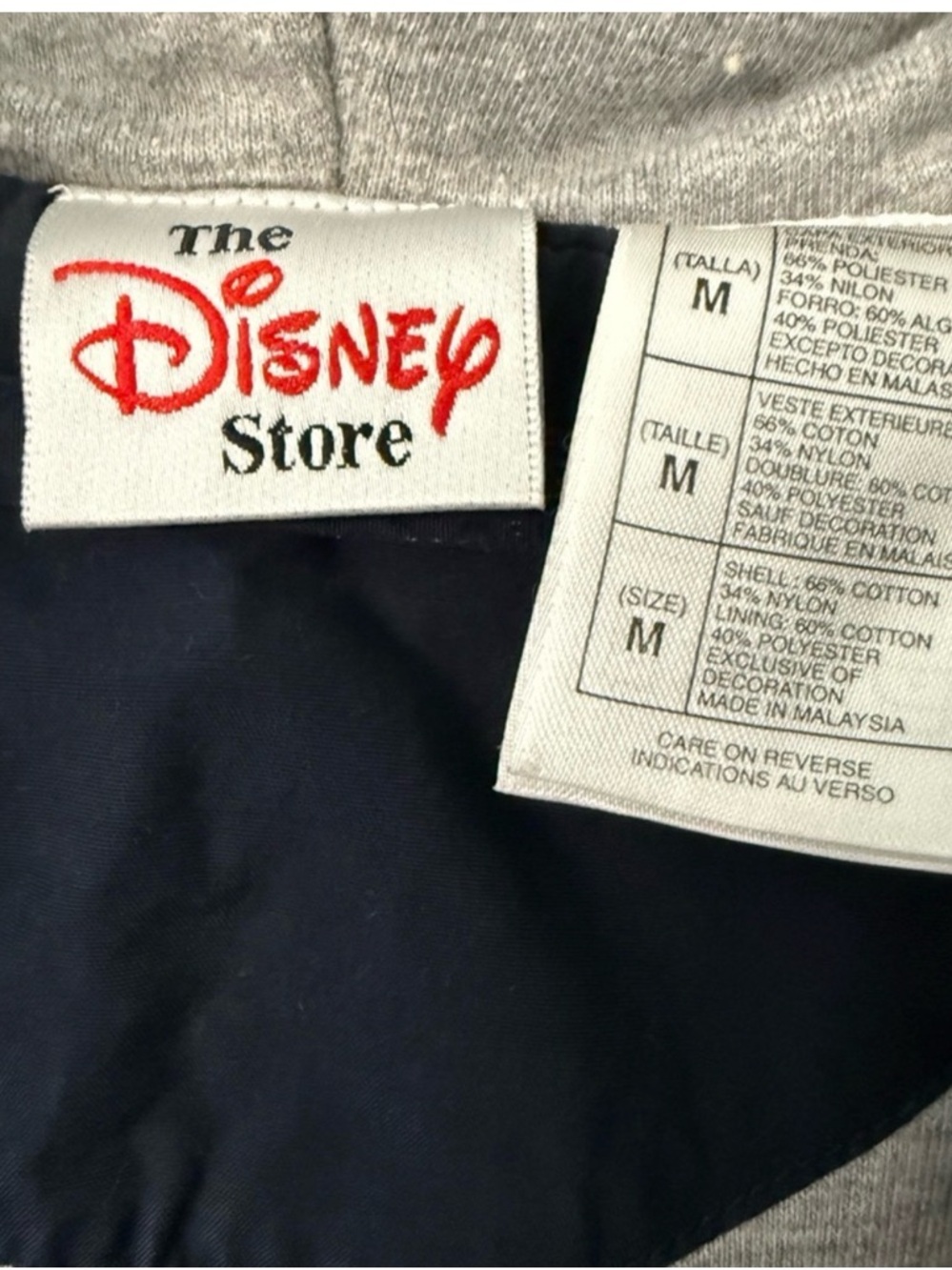 Disney Navy and Cream Eeyore Varsity Jacket - Picture 5 of 6